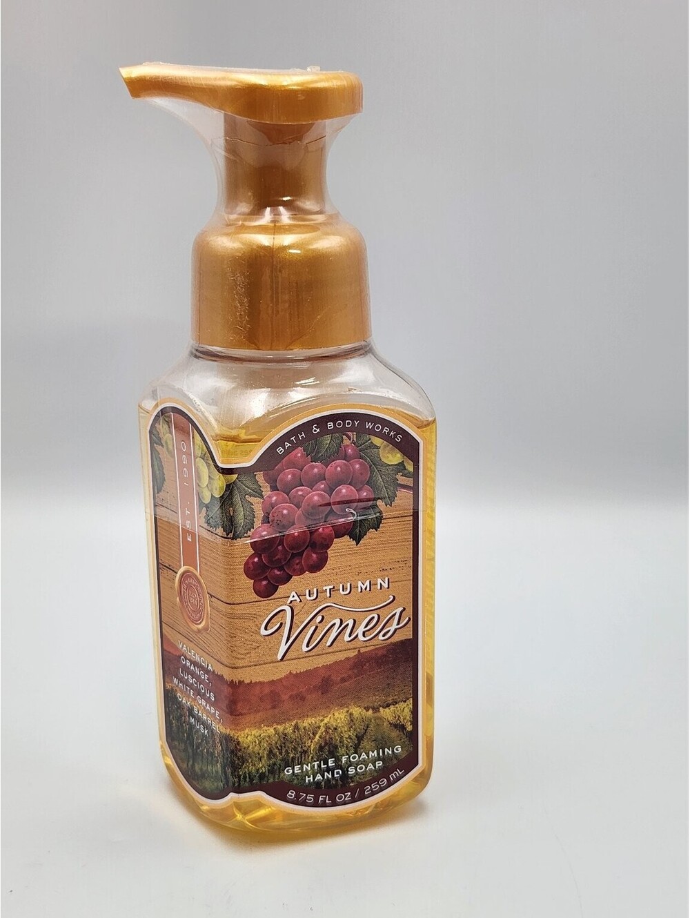 Bath & Body Works Autumn Vines Gentle Foaming Hand Soap 8.75 fl oz New - F4